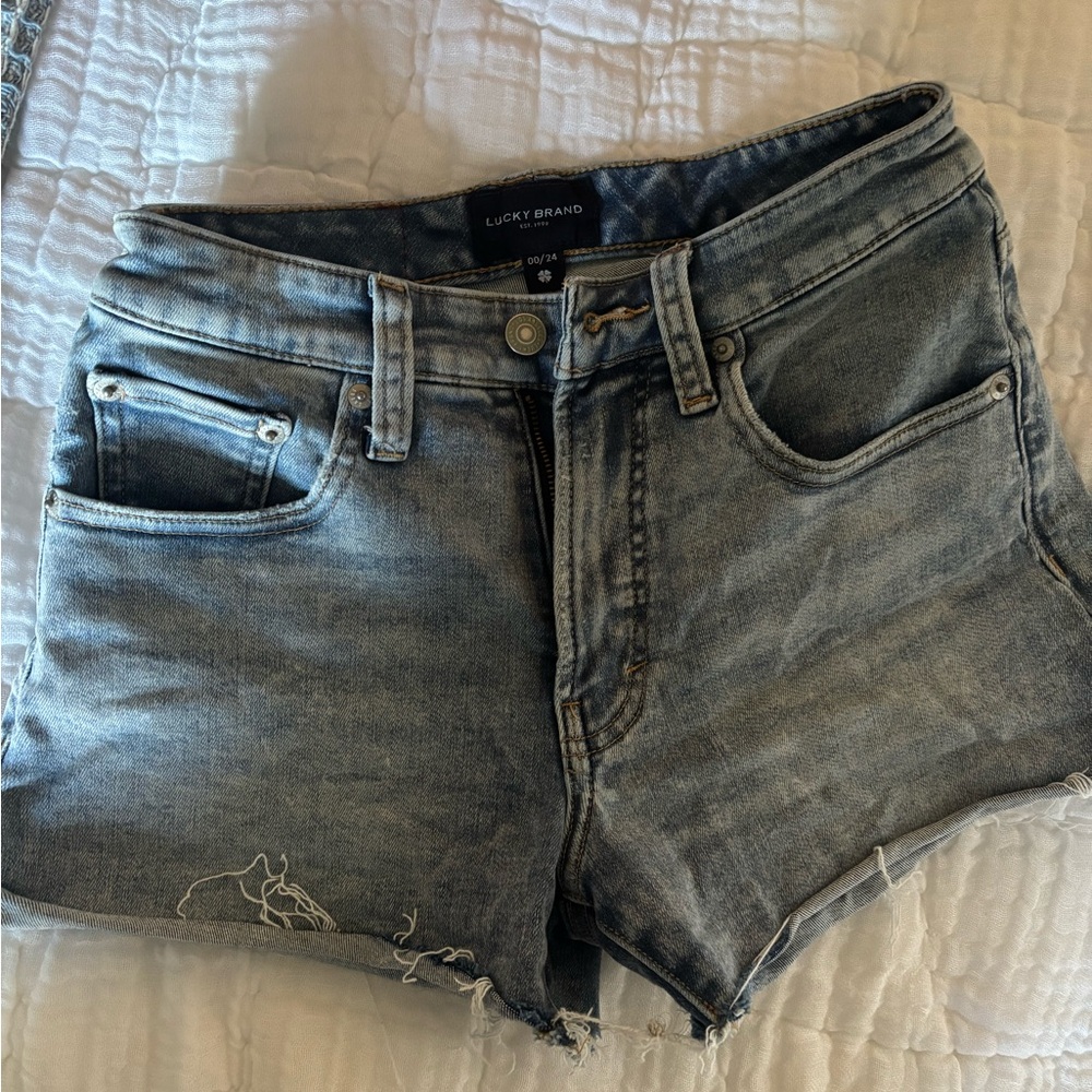 Lucky Brand Denim Shorts “curvy high rise”